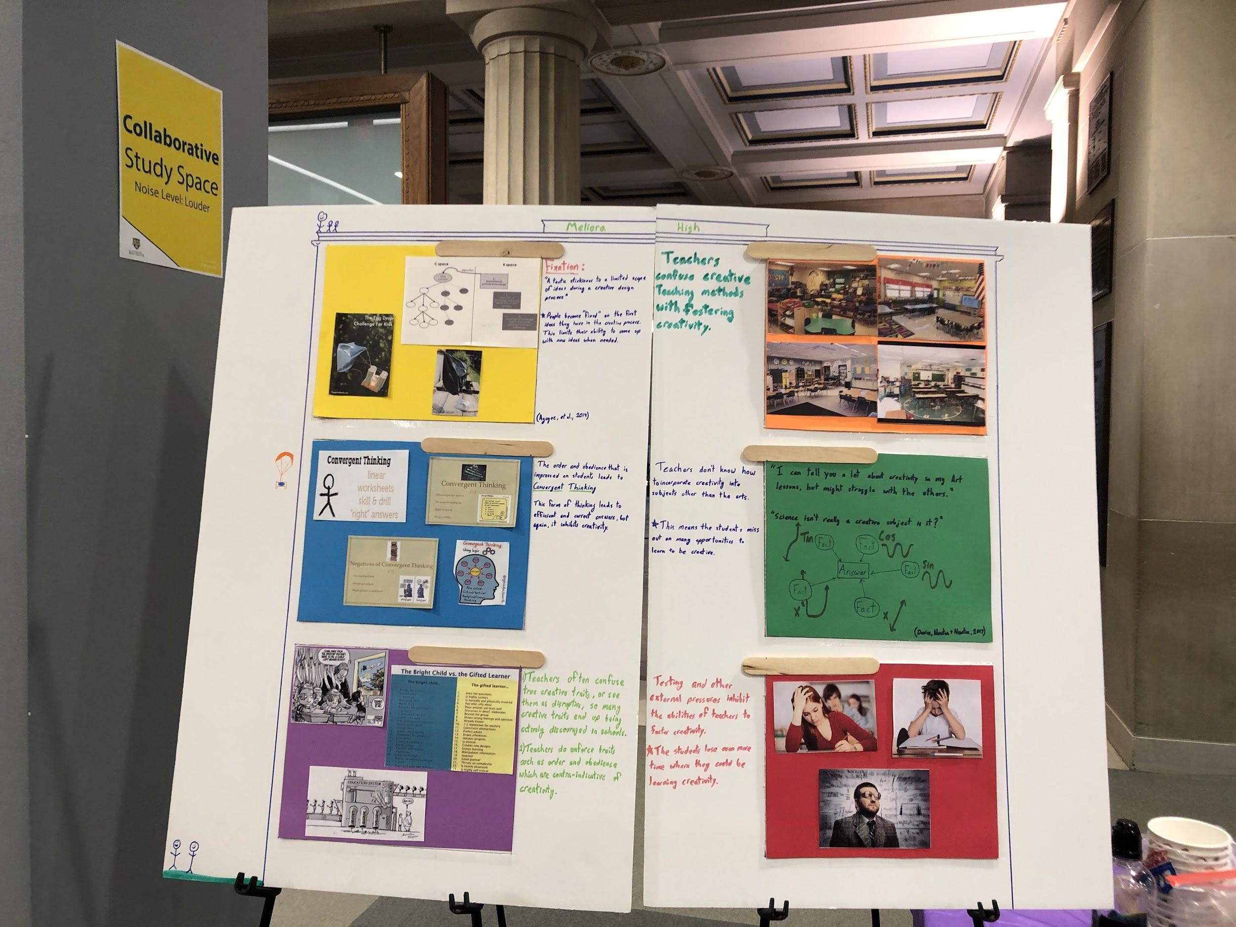 Storyboard poster presentation