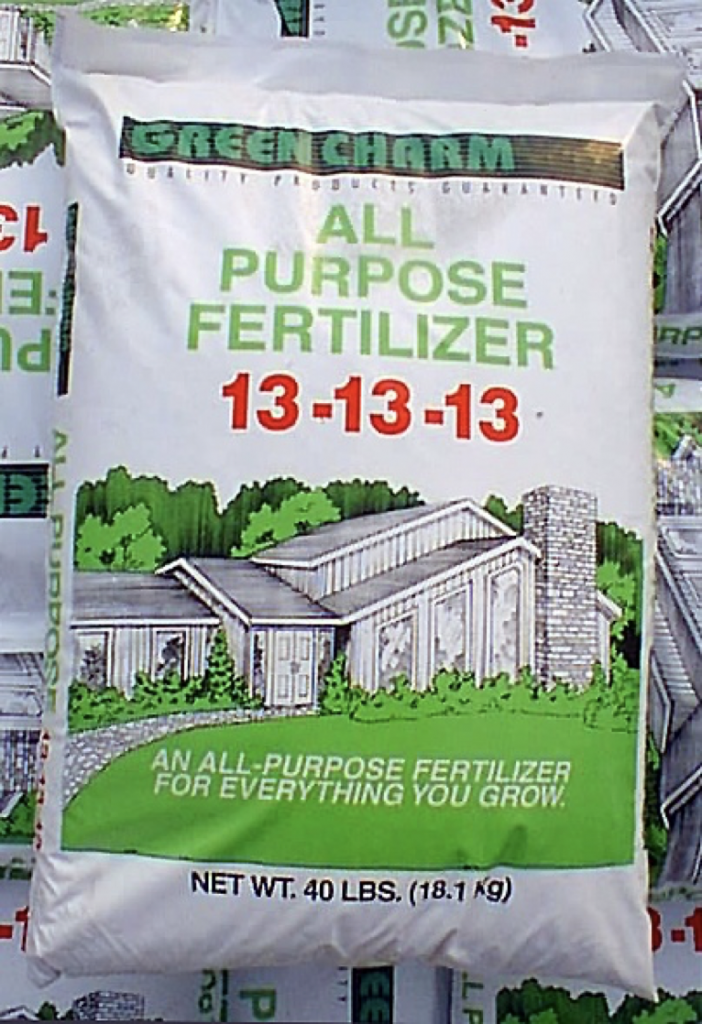 bag of fertilizer